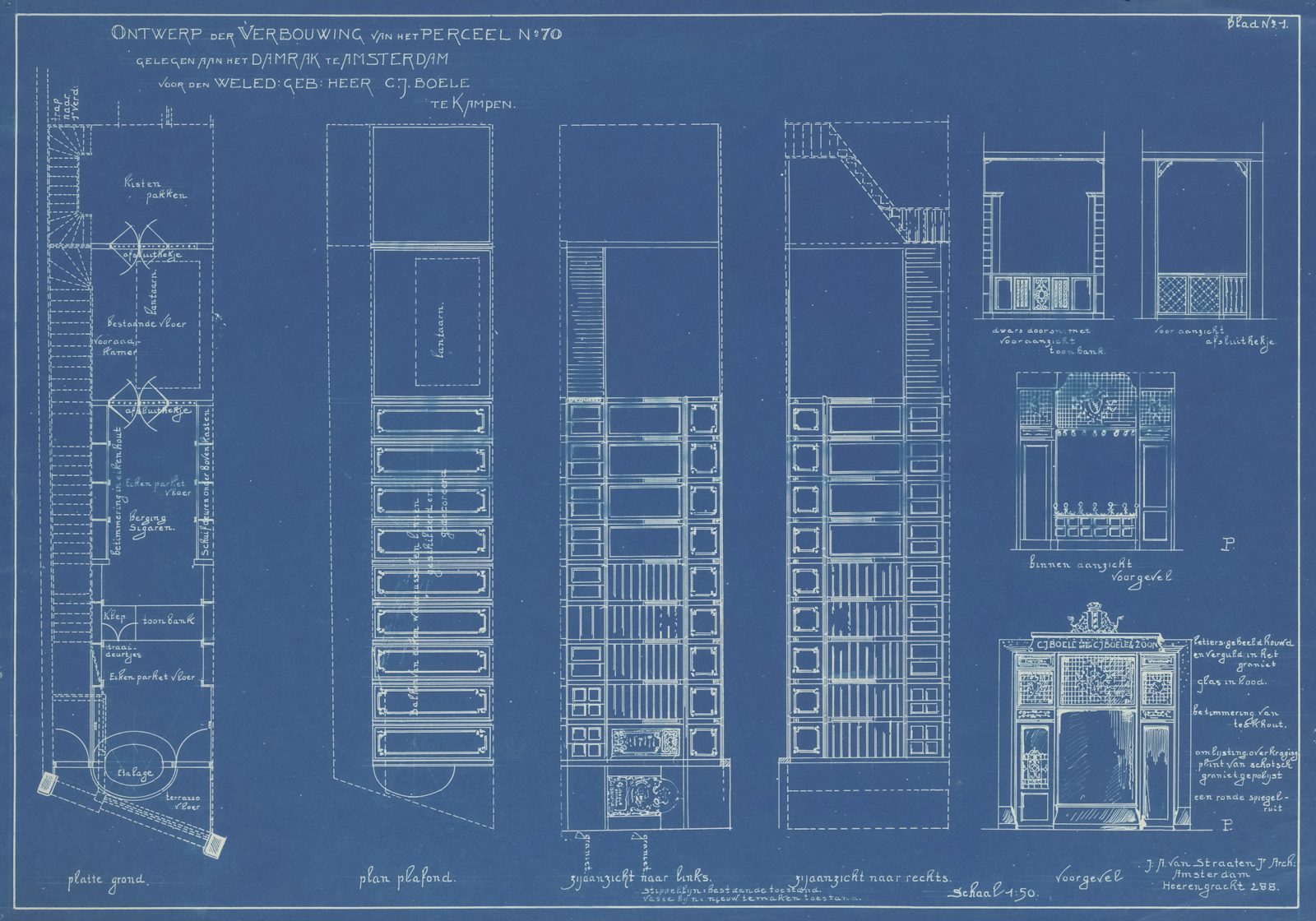 A technical blueprint drawing